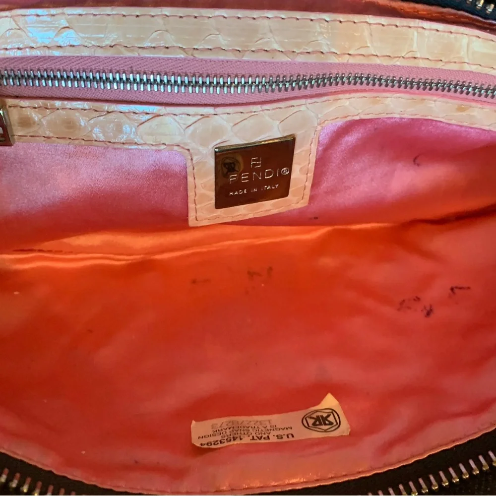 Fendi Denim Beaded Crossbody - Picture 10 of 12